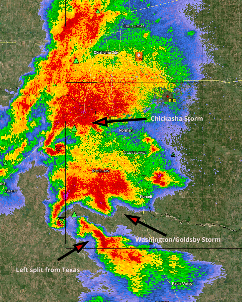 KTLX Oklahoma City Radar May 24, 2011 at 5:35 pm CDT/2235Z