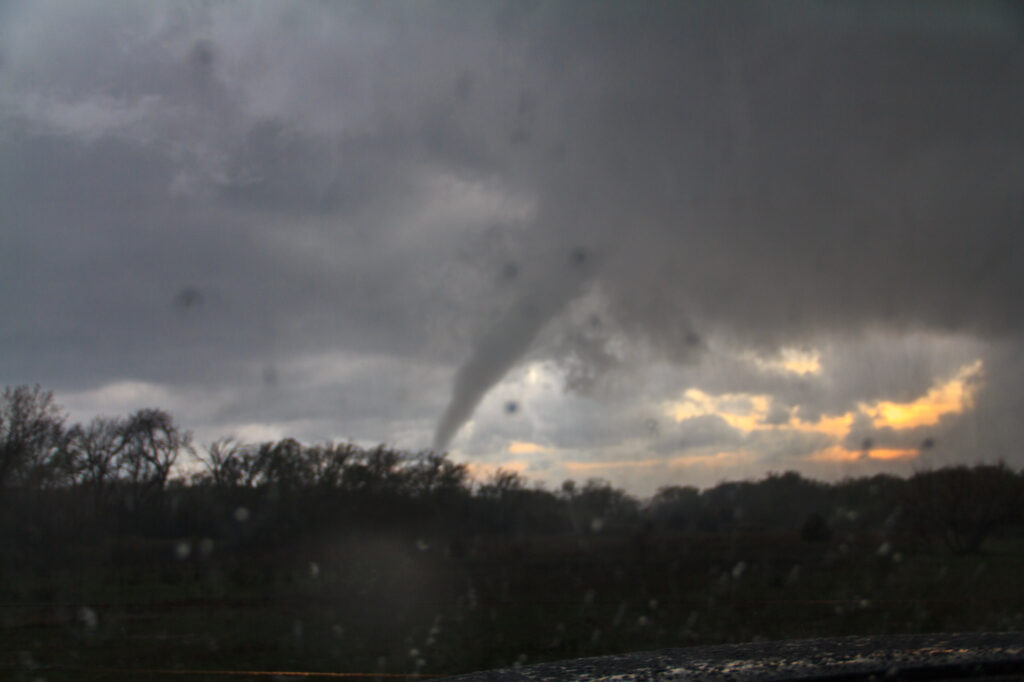 Tornado near Mangum Oklahoma