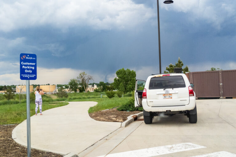 Landspout in Weld County Colorado