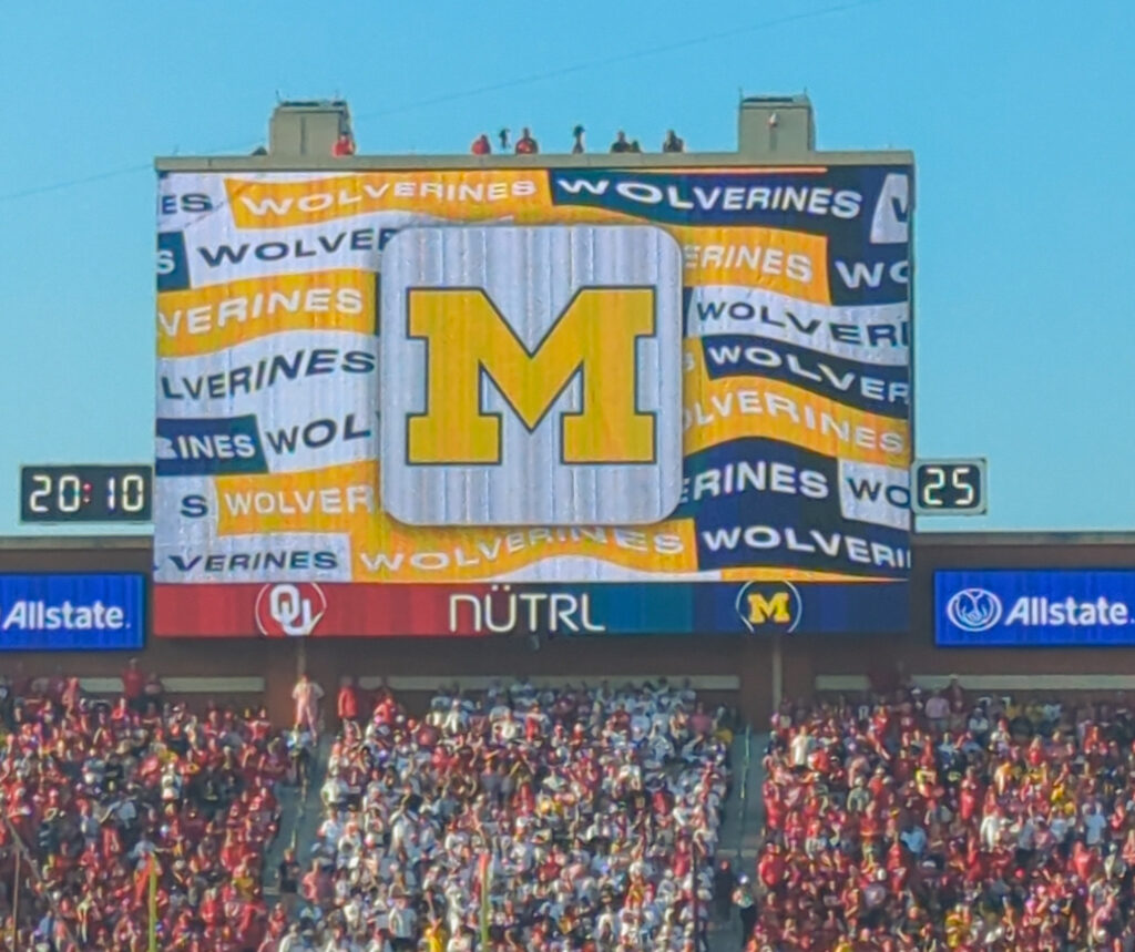 The best this scoreboard has ever looked